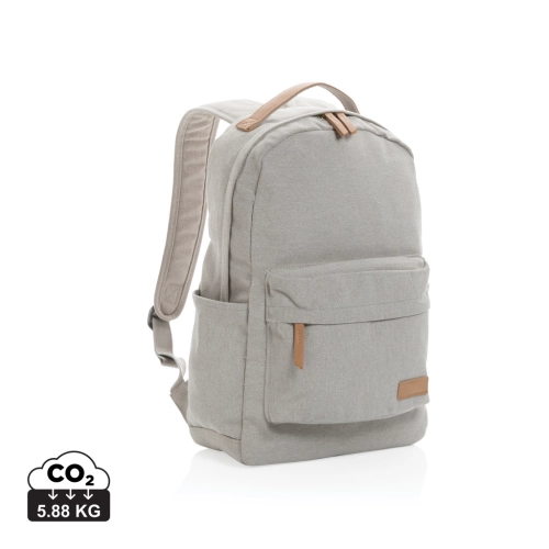 Impact AWARE™ 16 oz. recycled canvas backpack