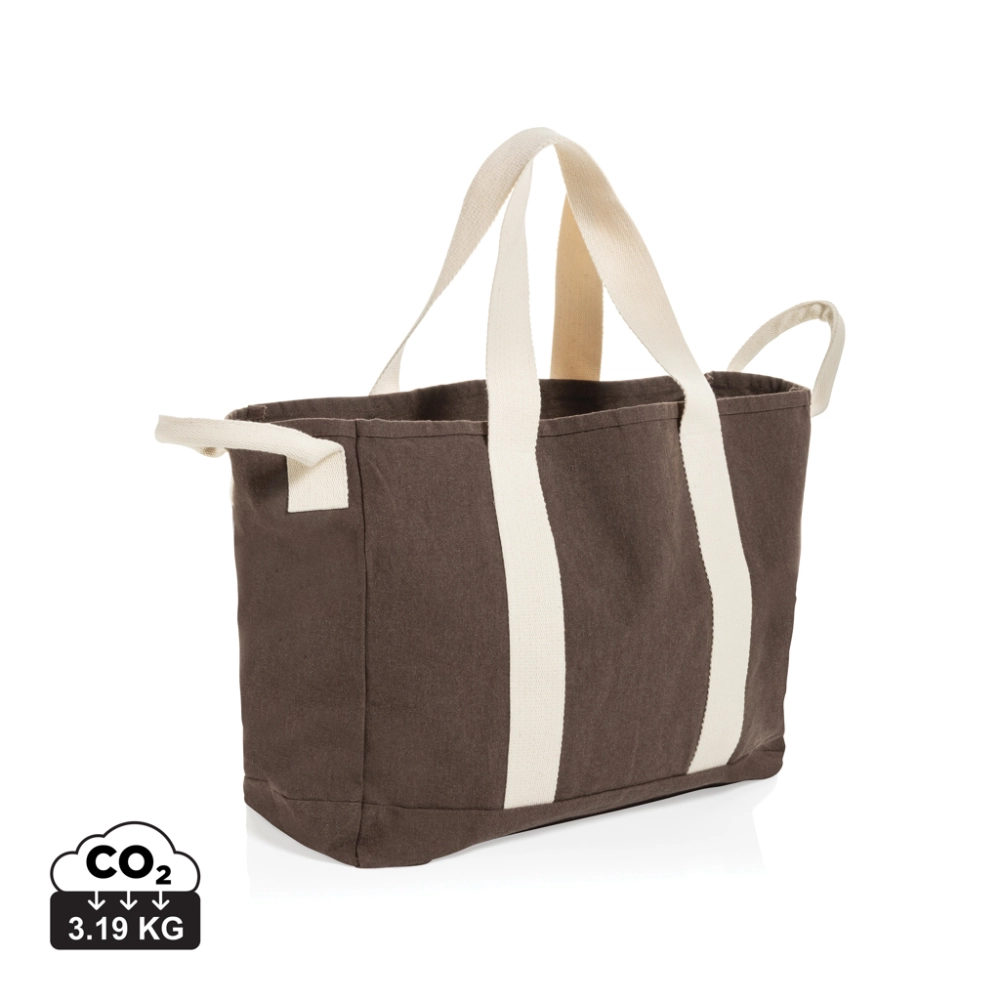BEAU AWARE™ Beach bag 400gsm recycled canvas, with side hand