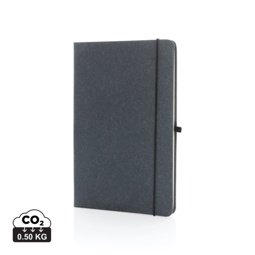 GRS Recycled leather hardcover notebook A5