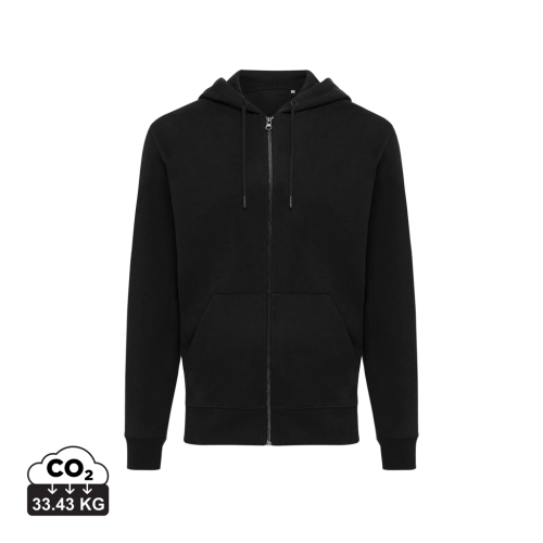 IQONIQ Abisko recycled cotton zip through hoodie