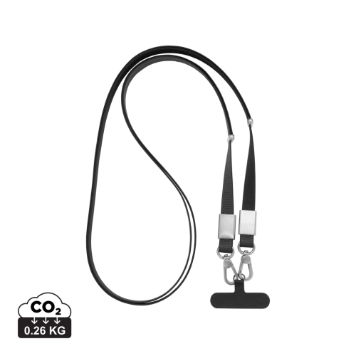 Nivo RCS recycled PET Crossbody lanyard