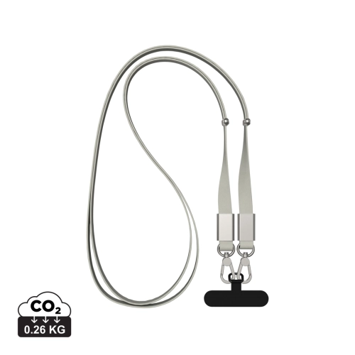 Nivo RCS recycled PET Crossbody lanyard