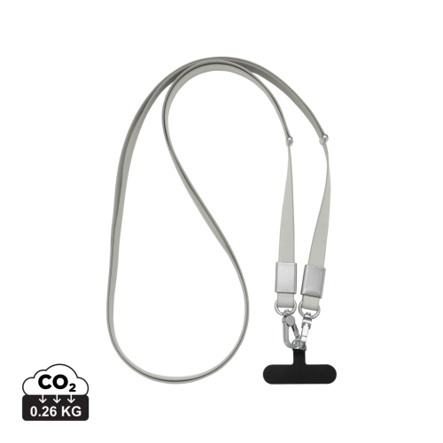 Nivo RCS recycled PET Crossbody lanyard