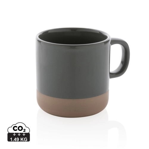 Glazed ceramic mug 360ml