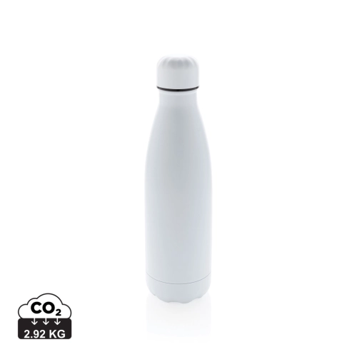 Solid colour vacuum stainless steel bottle 500 ml
