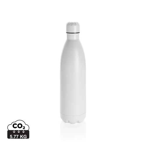 Solid colour vacuum stainless steel bottle 1L