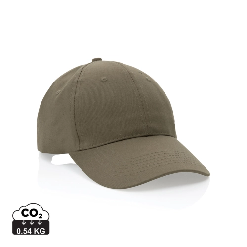 Impact 6 panel 190gr Recycled cotton cap with AWARE™ tracer