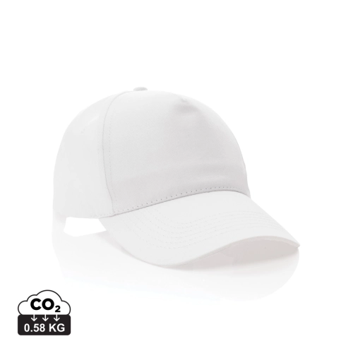 Impact 5 panel 190gr Recycled cotton cap with AWARE™ tracer