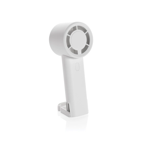 Twist RCS recycled plastic re-chargeable portable fan