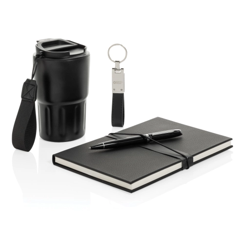 Swiss Peak RCS certified deluxe business gift set w/ tumbler