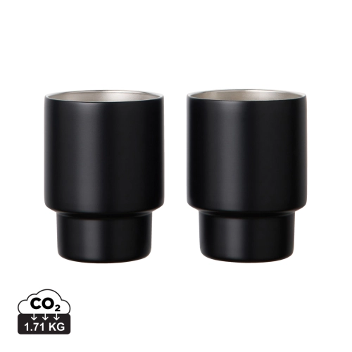 VINGA Nagano RCS  recycled SS mugs, set of 2