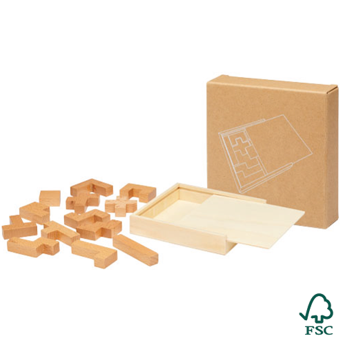 Bark wooden puzzle