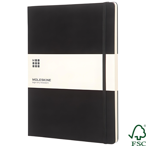 Moleskine Classic XL hard cover notebook - ruled