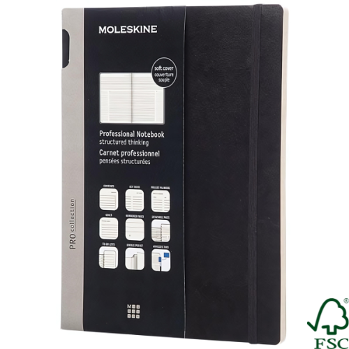 Moleskine Pro notebook XL soft cover