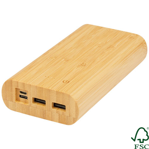 Tulda 20.000 mAh bamboo power bank