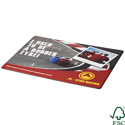 Brite-Mat® mouse mat with tyre material