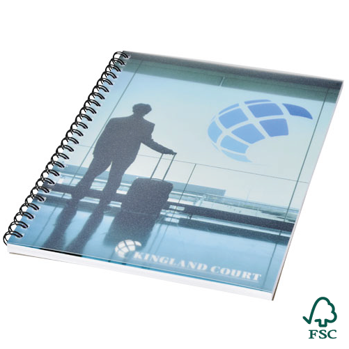 Desk-Mate® wire-o A5 notebook PP cover