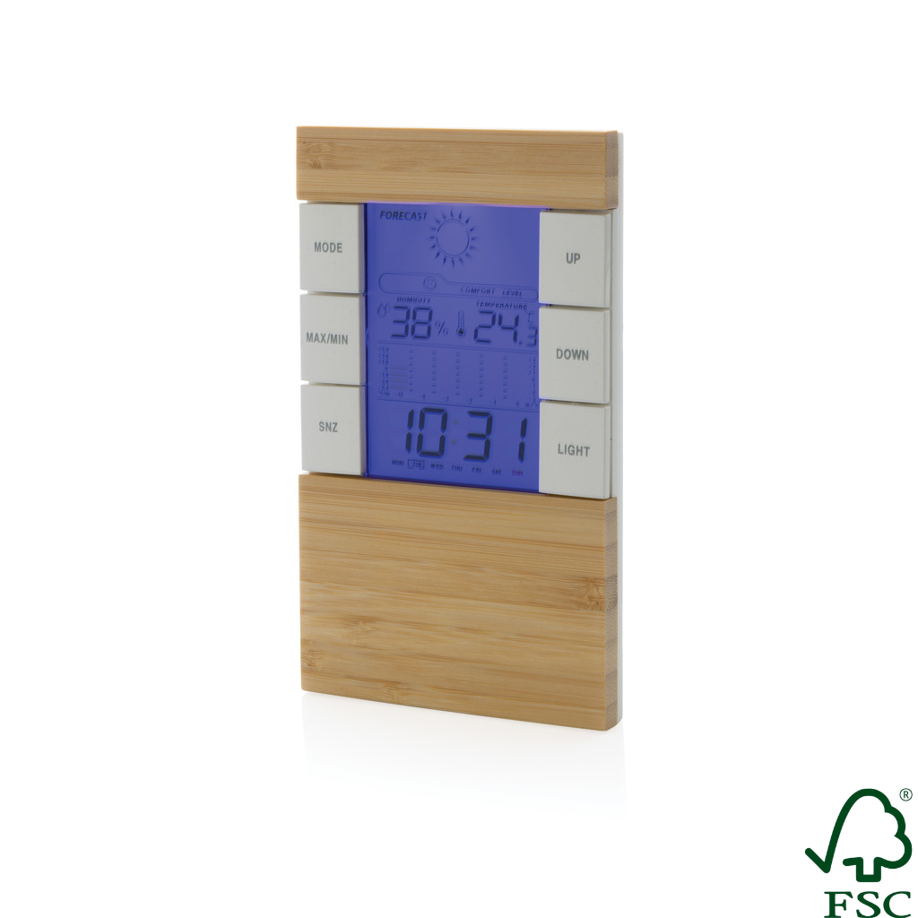 Utah RCS rplastic and bamboo weather station