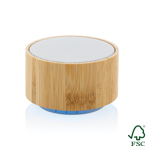 RCS recycled plastic and bamboo 3W wireless speaker