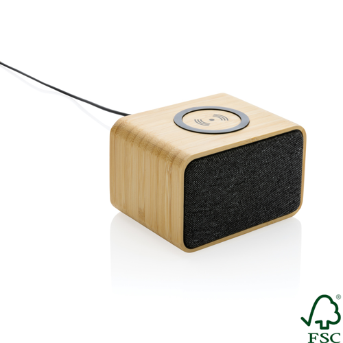 RCS Rplastic 3W speaker with bamboo 5W wireless