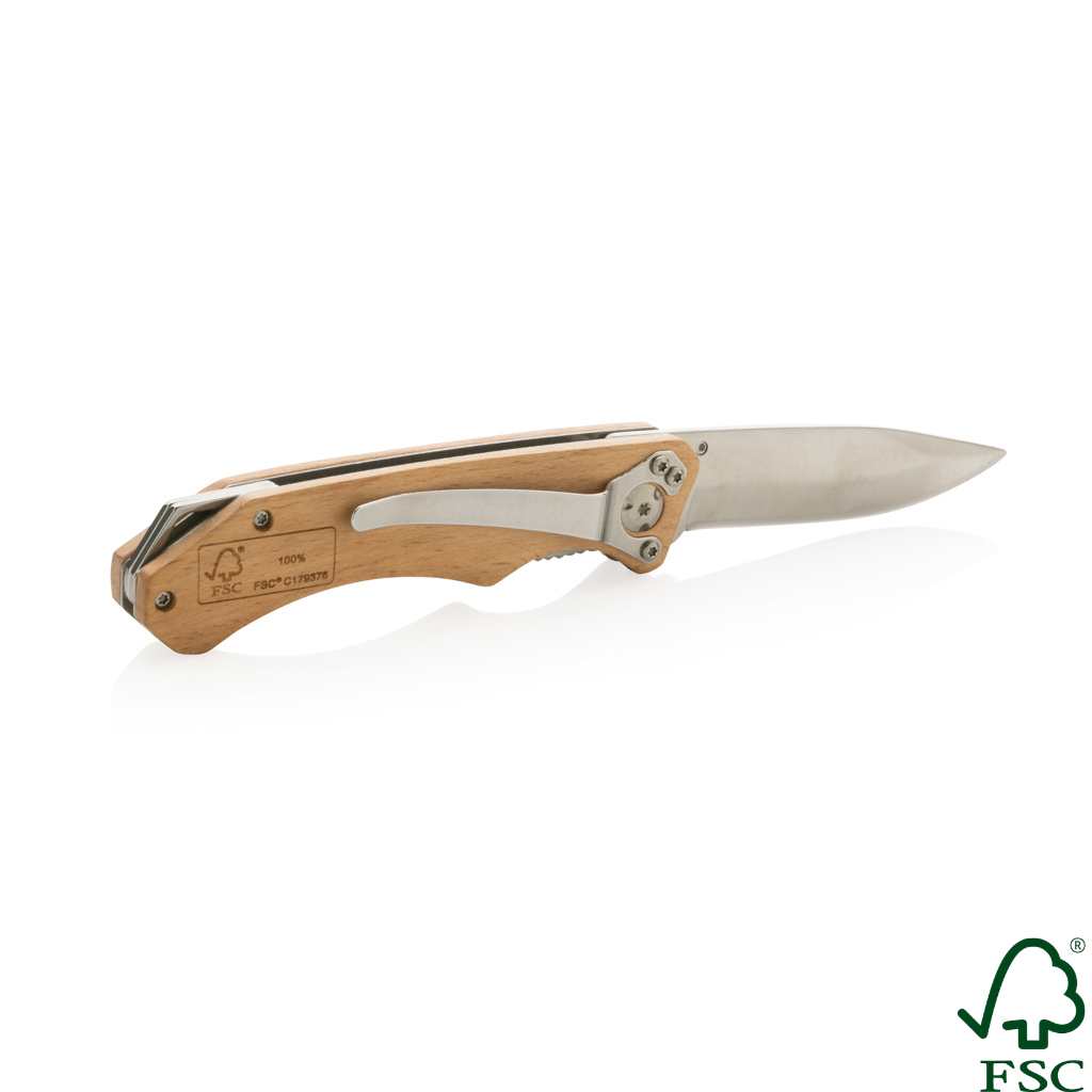 Wooden outdoor knife