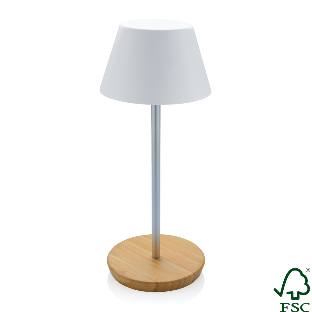 Pure Glow RCS usb-rechargeable recycled plastic table lamp