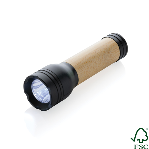 Lucid 1W RCS certified recycled plastic & bamboo torch