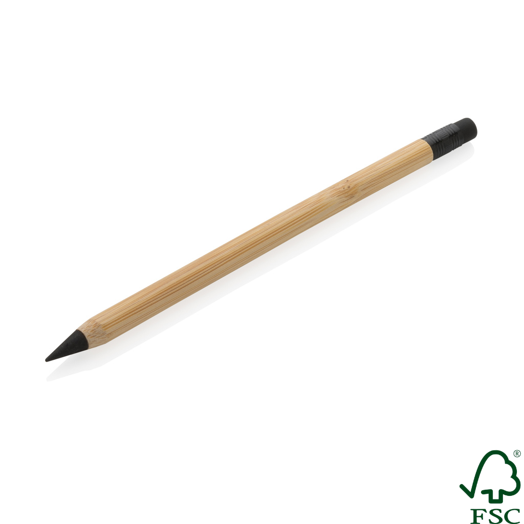 Bamboo infinity pencil with eraser