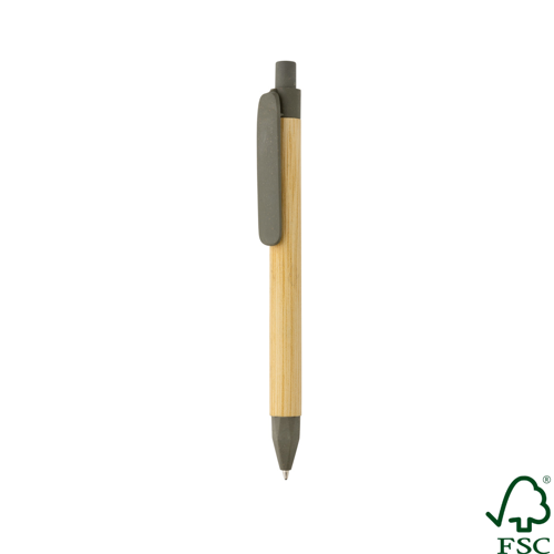 Write responsible recycled paper barrel pen