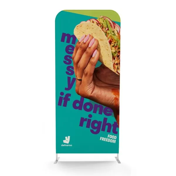 Soft Touch Exhibition Banners - Straight Display