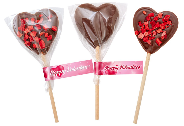 Chocolate Heart Lollipop