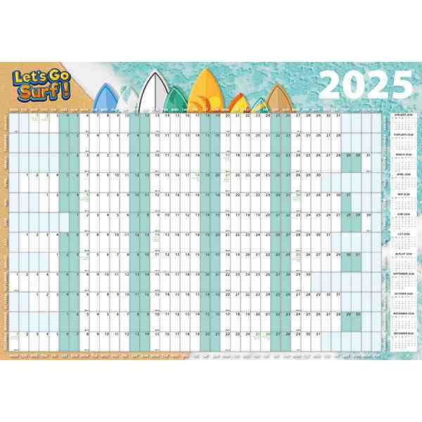 Wall Planner - Available in A1, A2 and A3