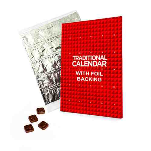 Milk Chocolate Traditional Advent Calendar - Foiled