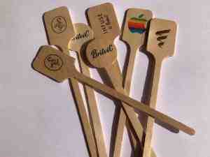 Printed Wooden Cocktail Stirrers