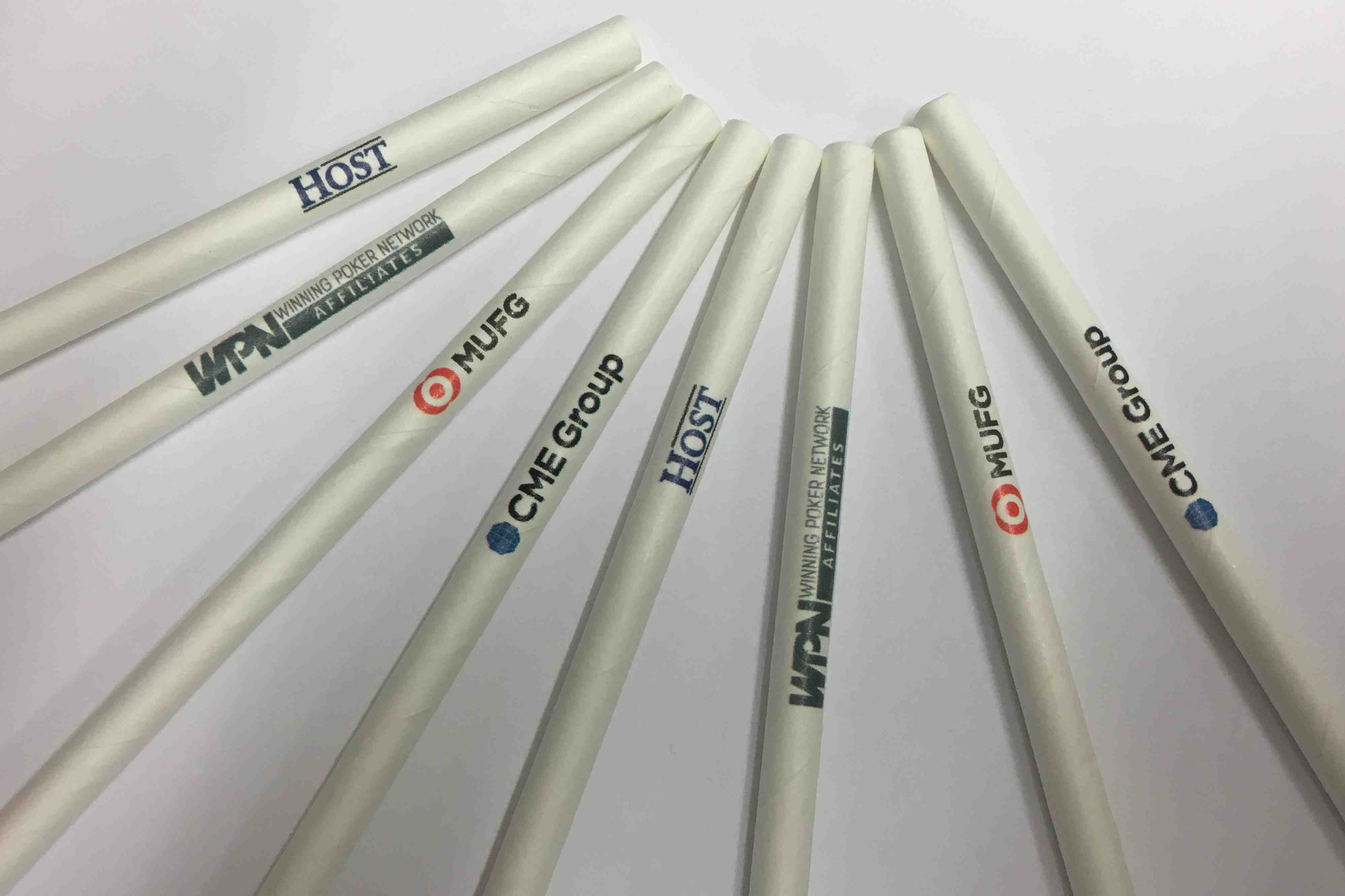 Printed Paper Drinking Straws