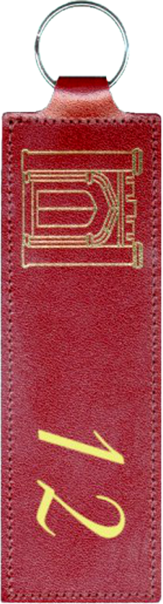 Rectangular 6" x 2" Hotel Shaped Keyfob