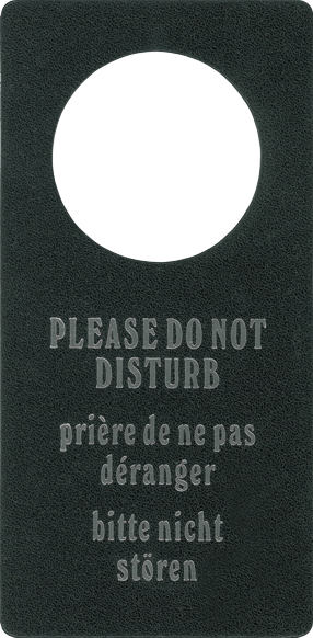 Door Hanger "Do Not Disturb"