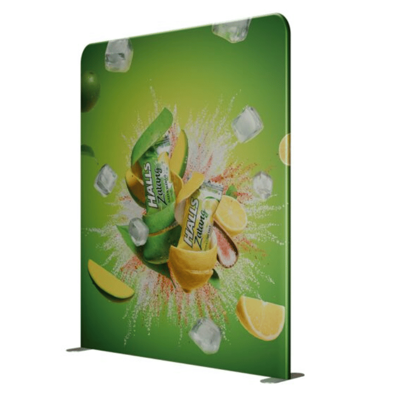 2m Soft Touch Straight Fabric Display