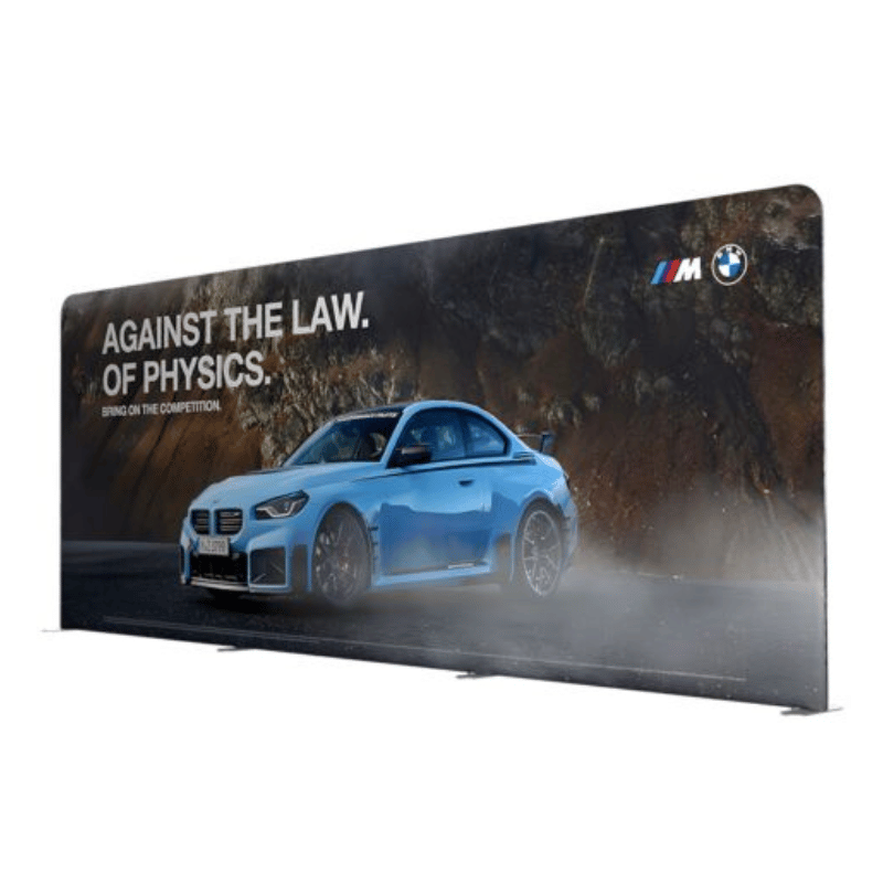 6m Soft Touch Straight Fabric Display