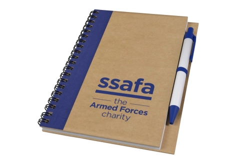 Priestly recycled notebook with pen