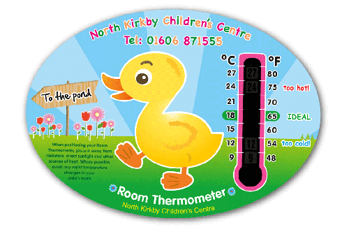 Bespoke Shape Room Thermometer