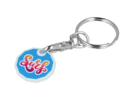 Trolley Coin Keyring