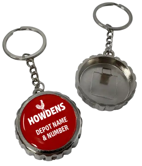 Bottle Lid Bottle Opener Keyring