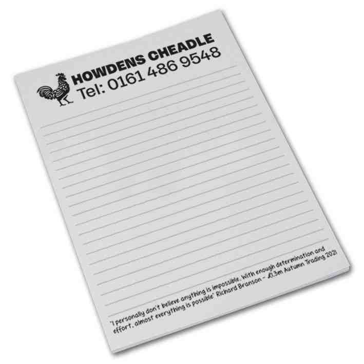 A5 Desk Pads - 50 Sheets