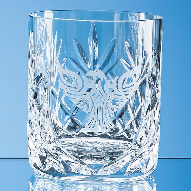 Glencoe Lead Crystal Panel Whisky Tumbler