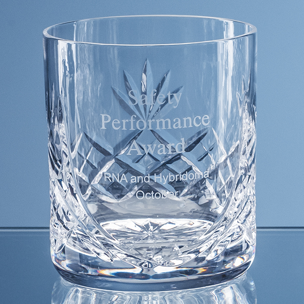 Blenheim Lead Crystal Panel Whisky Tumbler