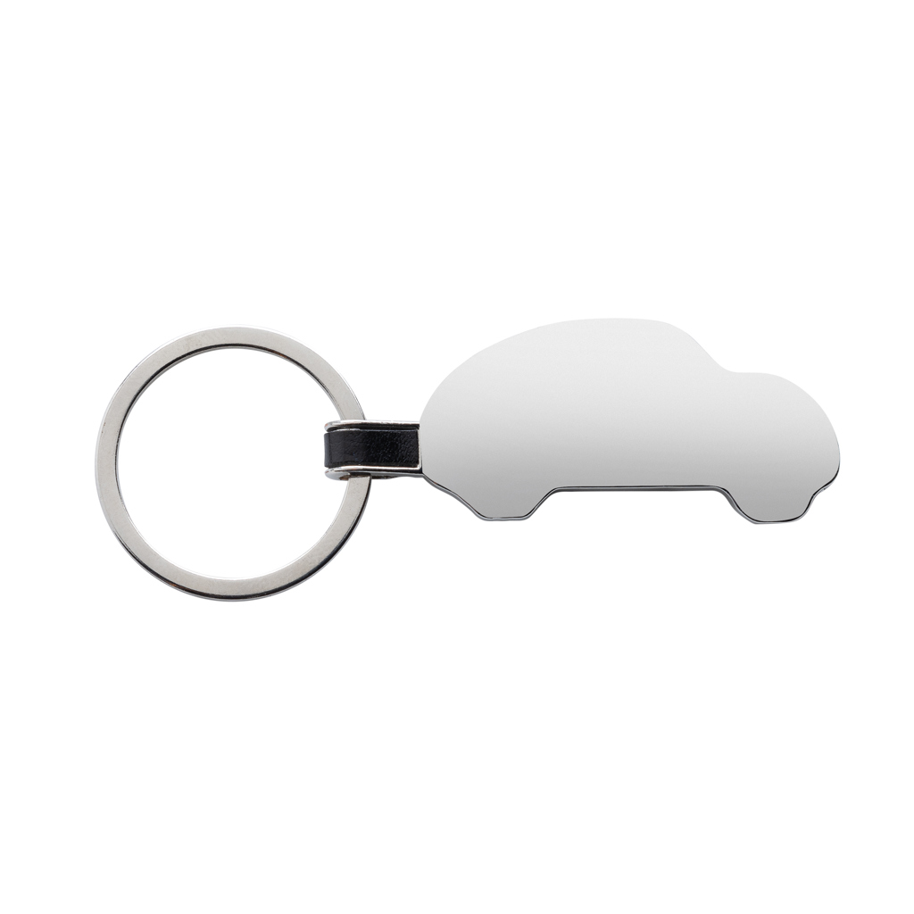 RCS recycled zinc alloy car keyring