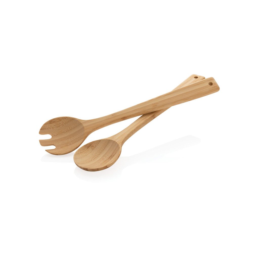 Ukiyo bamboo salad cutlery 2 pcs set