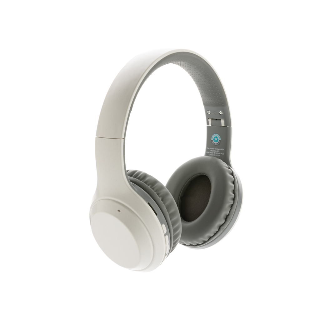 RCS standard recycled plastic headphone