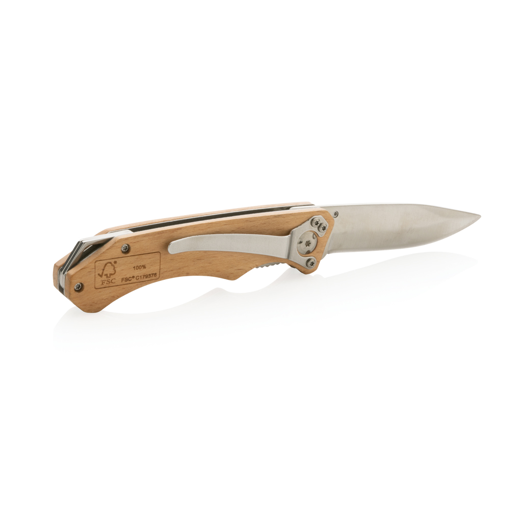 Wooden outdoor knife